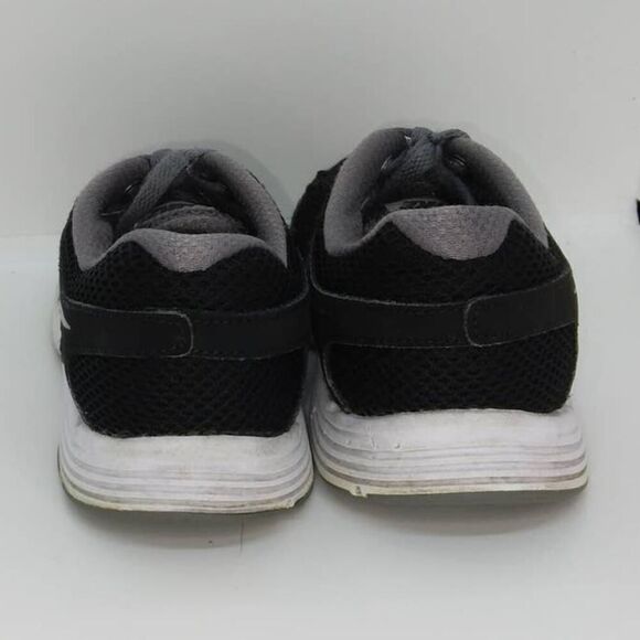 Nike Dual Fusion Lite Boy's Pre-owned Black Running Sneakers - sz. 3Y Wide - Picture 4 of 6